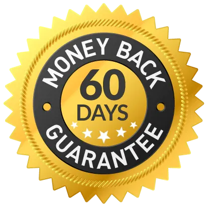 60-Day Money Back Guarantee Seal